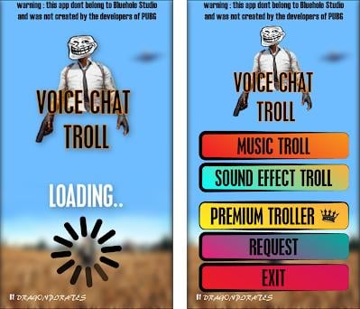 Voice chat troll pc client